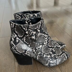 Dolce Vita Snakeskin Booties